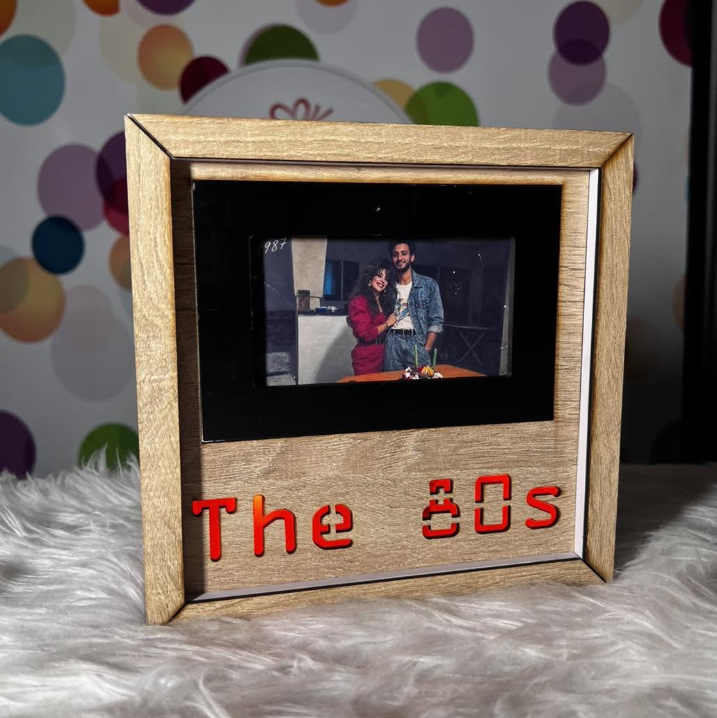 Cadre Lumineux trend 80's